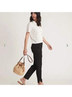 Marine layer Re-Spun Allison Pant in Black